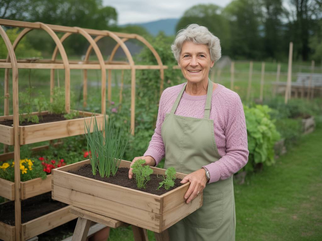 Comment organiser un potager thérapeutique pour seniors : bienfaits sur la santé et le moral après 60 ans